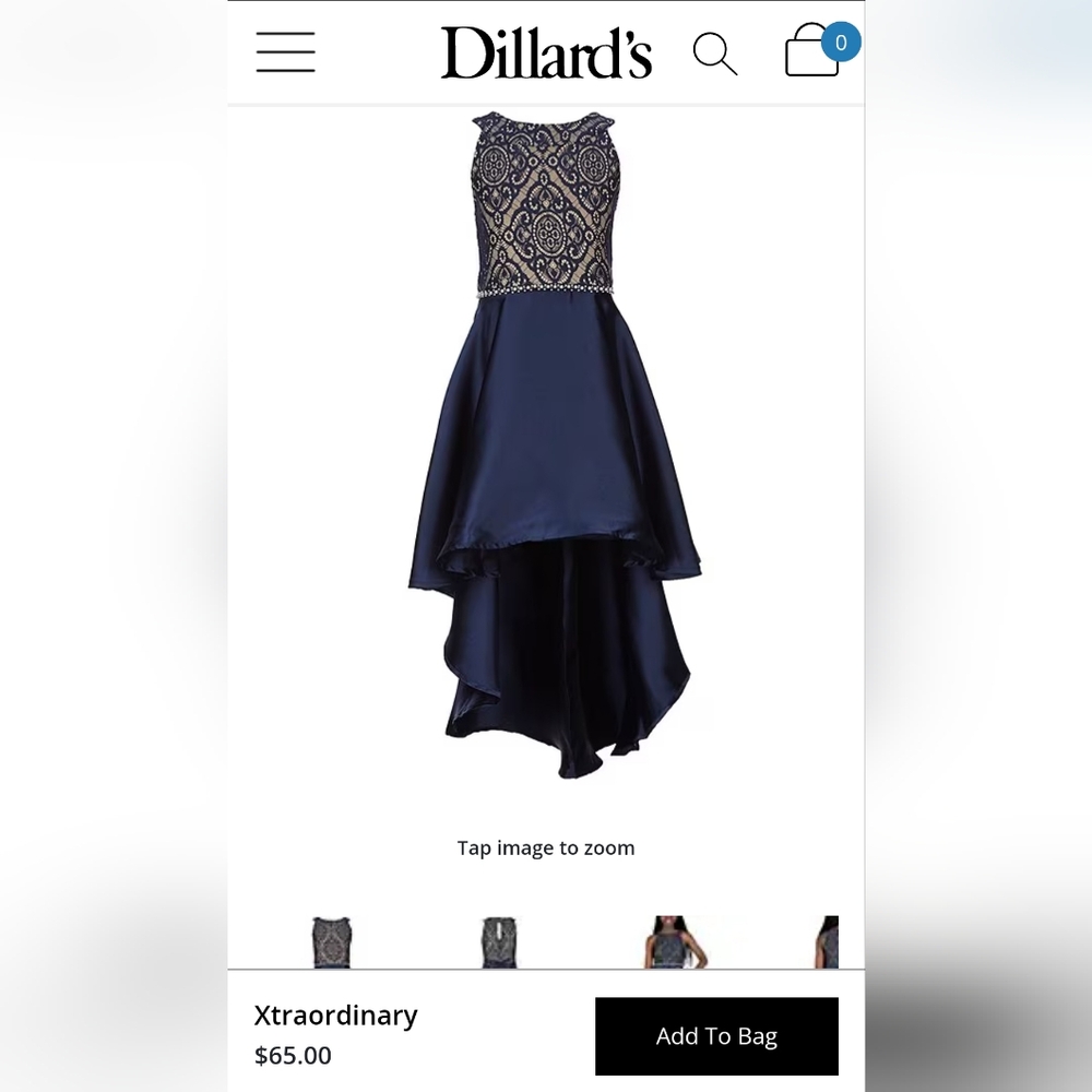 *SOLD* CROSSPOST Girl's formal dress
